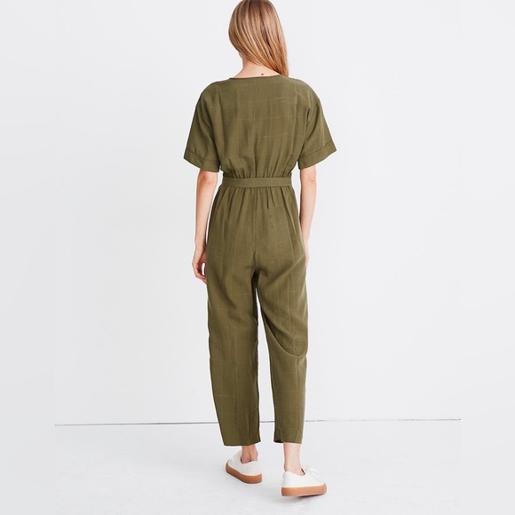 Madewell Short-Sleeved Belted Jumpsuit (S) - Picture 8 of 10